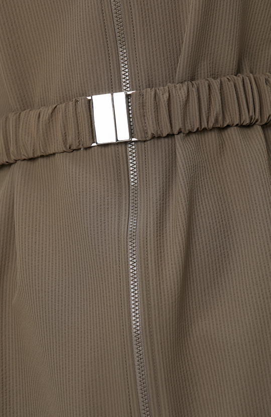 N-Tech Haki Mini Elbise