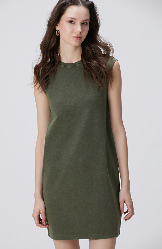 Haki Diz Boy Elbise Haki Diz Boy Elbise