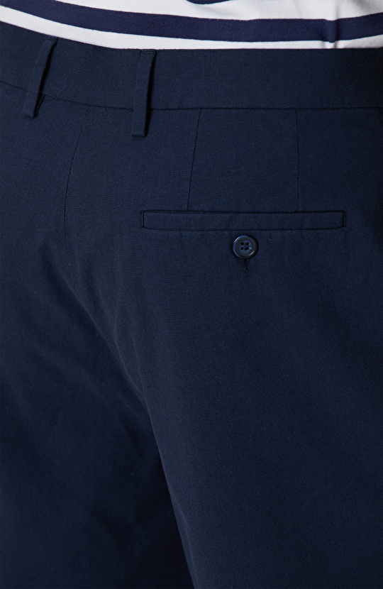 Lacivert Armürlü Şort