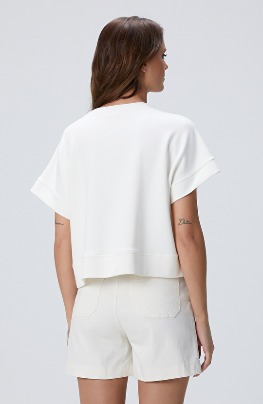 Kırık Beyaz Sweatshirt