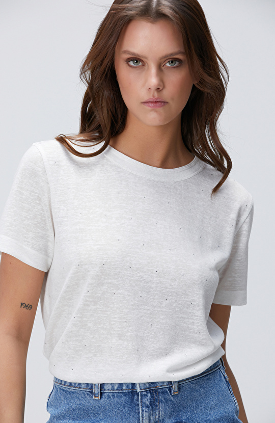 Kırık Beyaz T-shirt