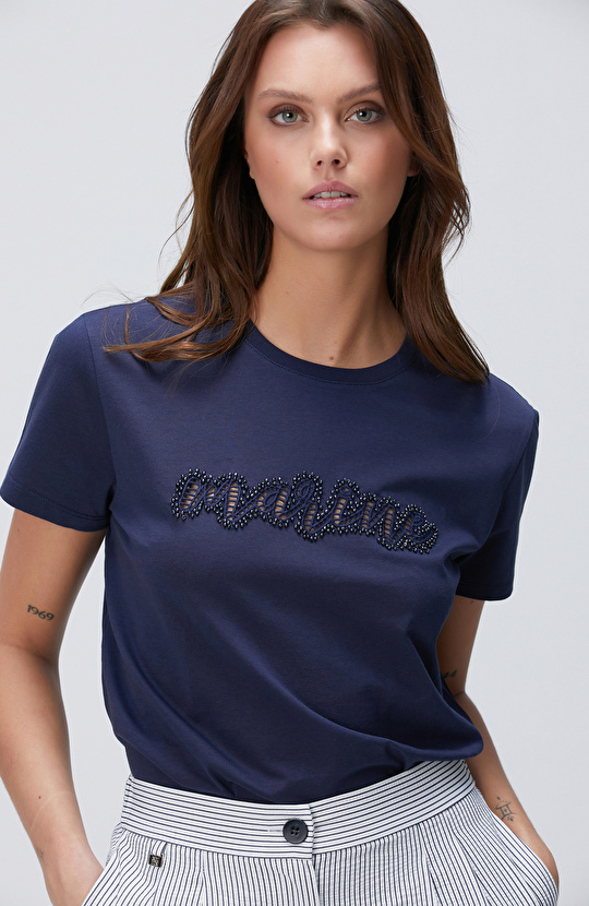 Lacivert T-shirt