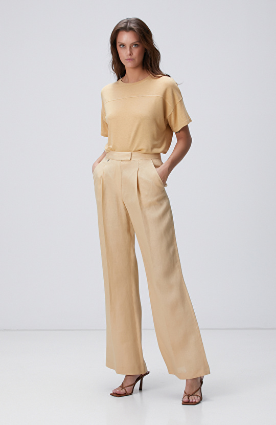 Limited Hardal Kaşmir Karışımlı T-shirt