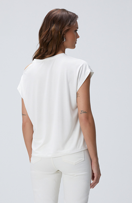 Kırık Beyaz T-shirt