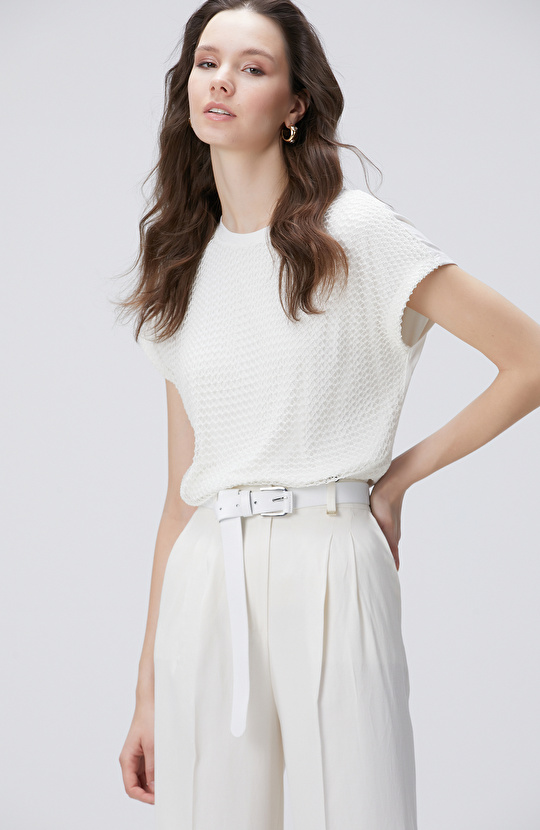 Kırık Beyaz T-shirt Kırık Beyaz T-shirt