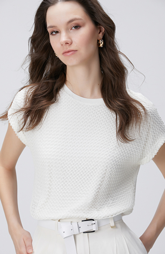 Kırık Beyaz T-shirt