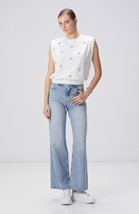 Kırık Beyaz T-shirt