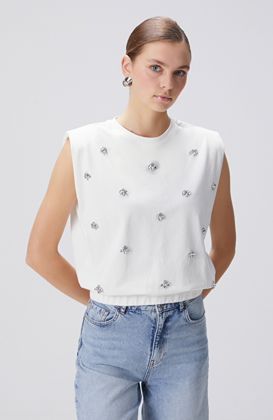 Kırık Beyaz T-shirt