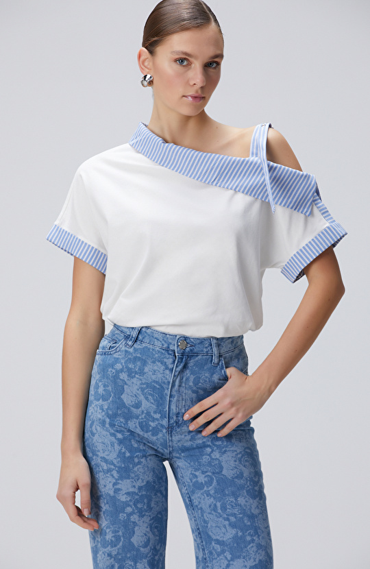 Kırıkbeyaz Tshirt Kırıkbeyaz Tshirt