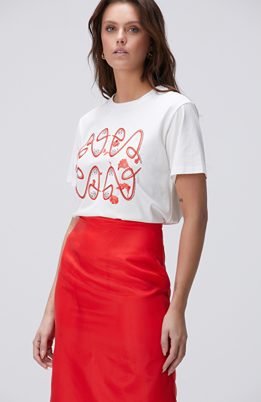 Kırık Beyaz T-shirt