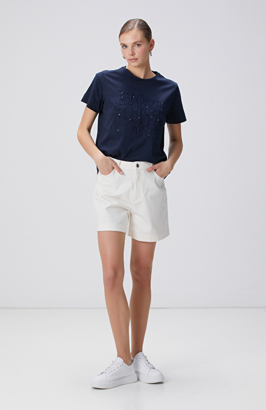 Lacivert T-shirt