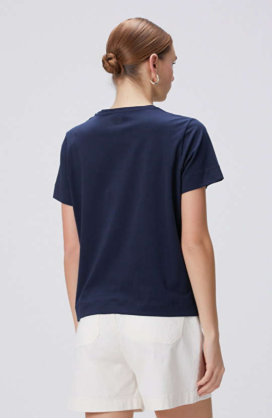 Lacivert T-shirt