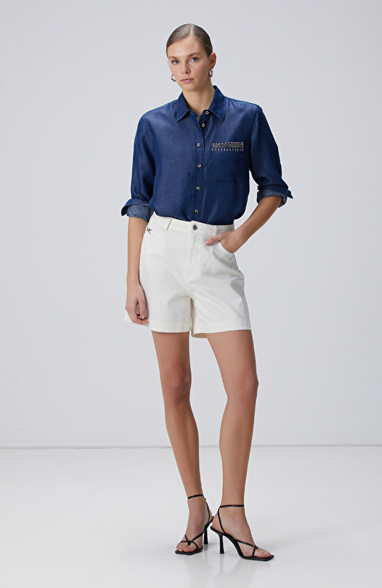 İndigo Denim Gömlek