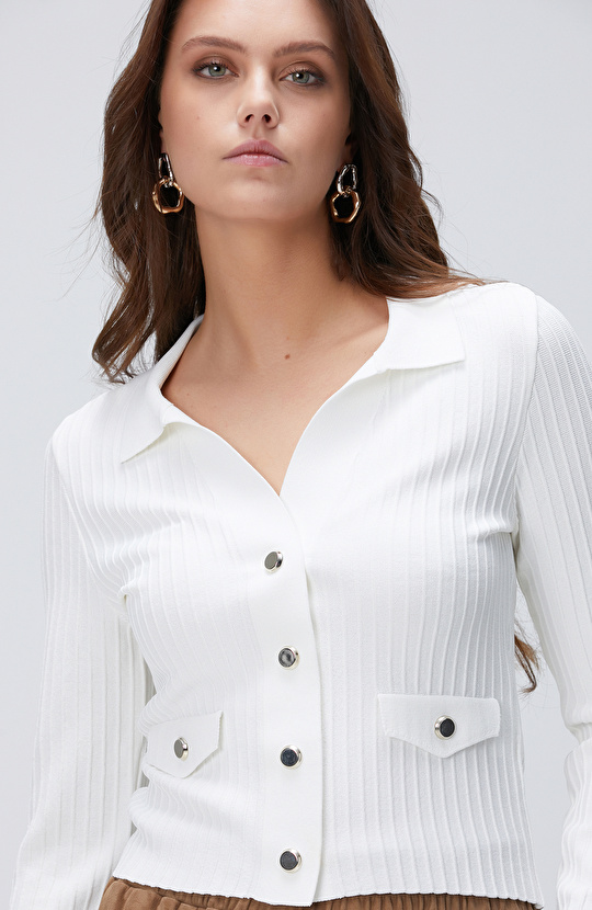 Kırık Beyaz Hırka