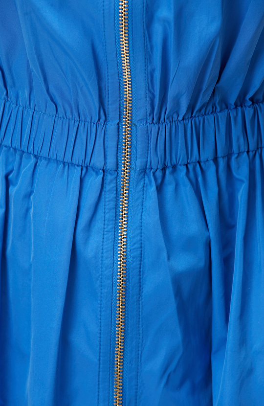 Mavi Midi Tafta Elbise