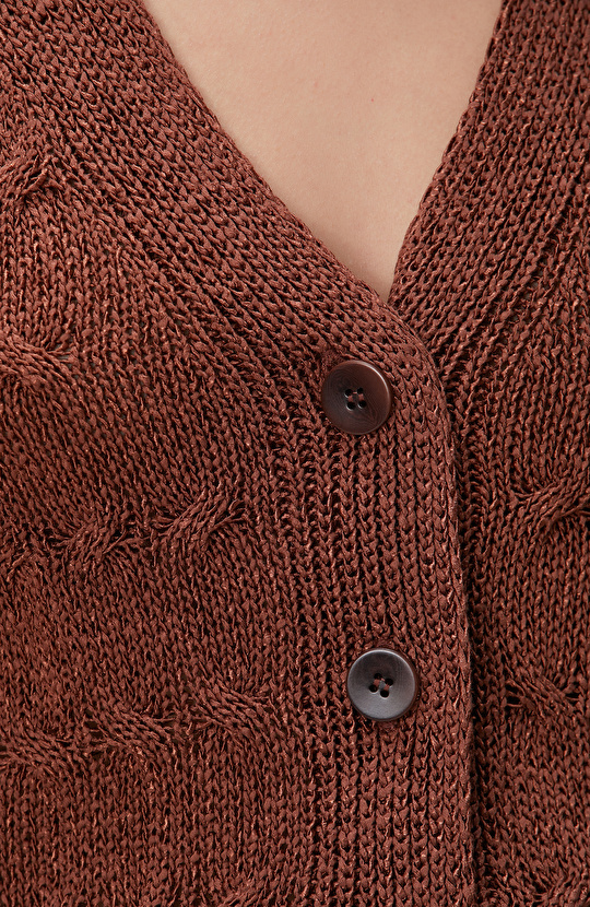 Tarçın Triko Yelek