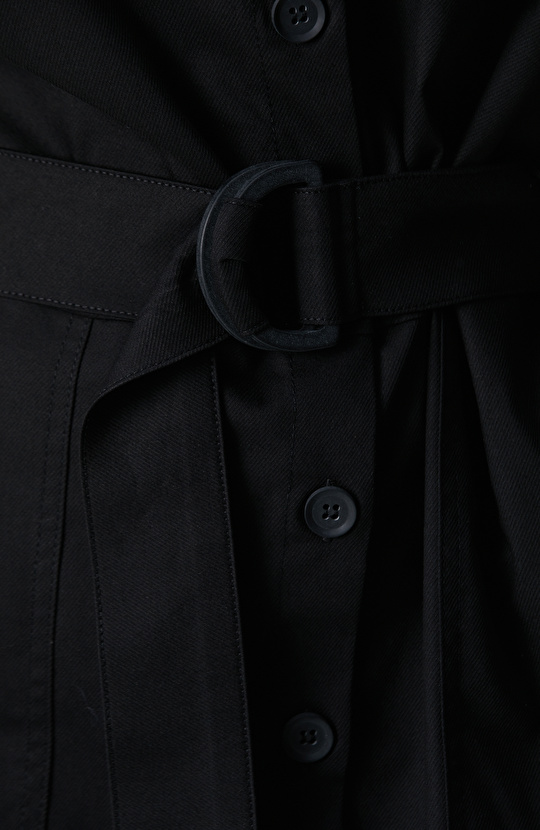 Siyah Diz Boy Elbise