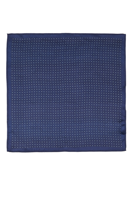 Mavi İpek Poşet Mendil