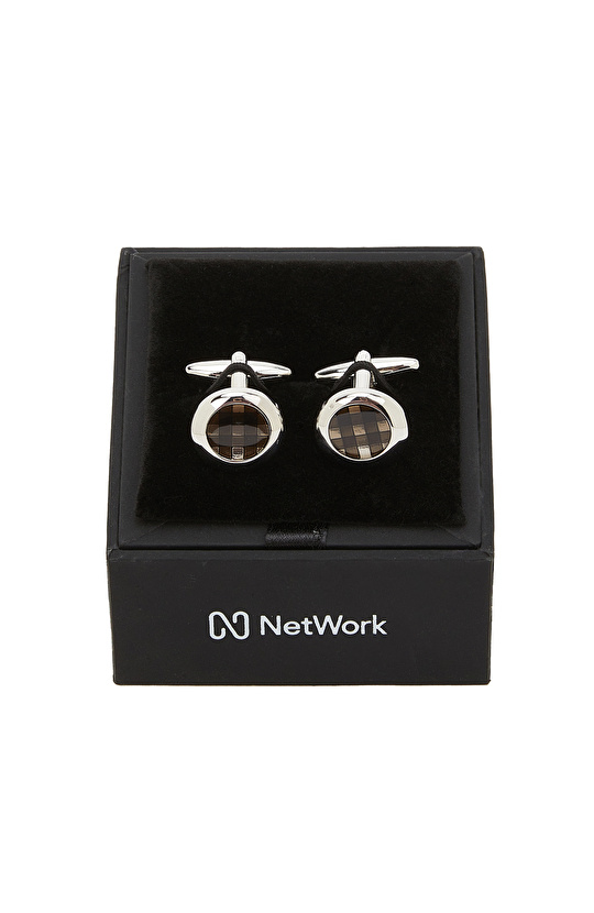 Silver Gümüş Rengi Kol Düğmesi