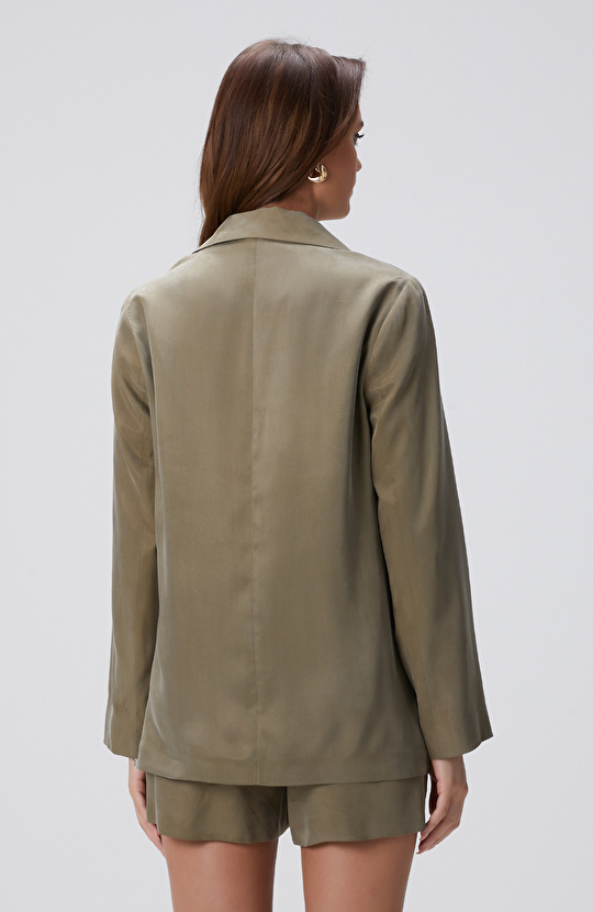 Haki Blazer Ceket