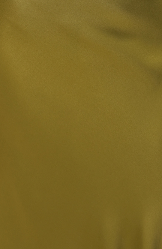 Yağ Yeşili Maxi Saten Etek