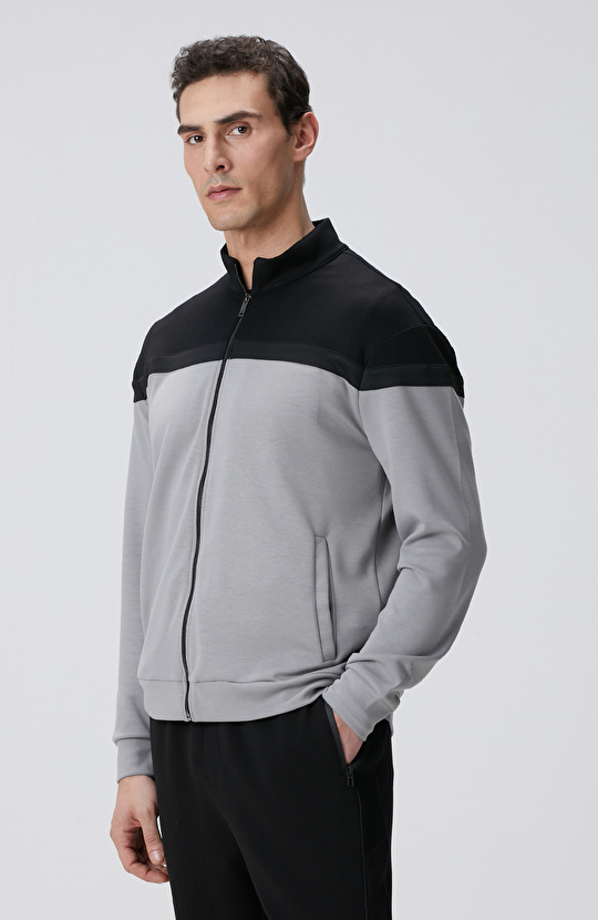 Siyah Gri Sweatshirt