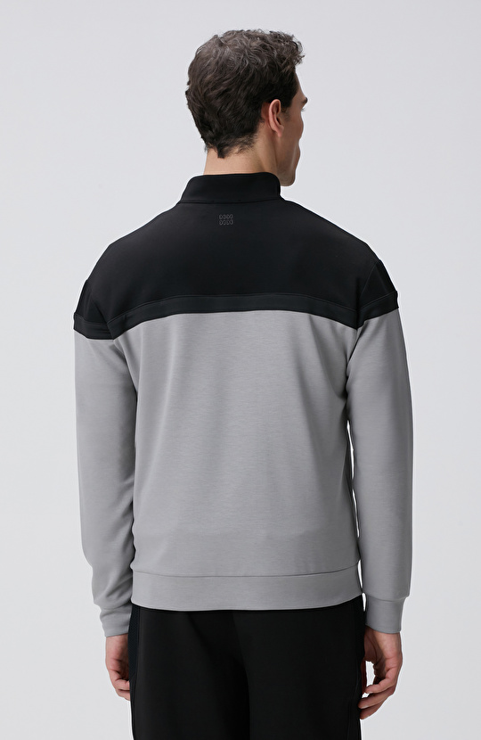 Siyah Gri Sweatshirt