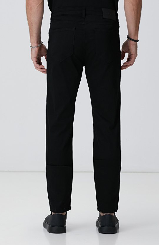 Siyah Non-Denim Casual Pantolon