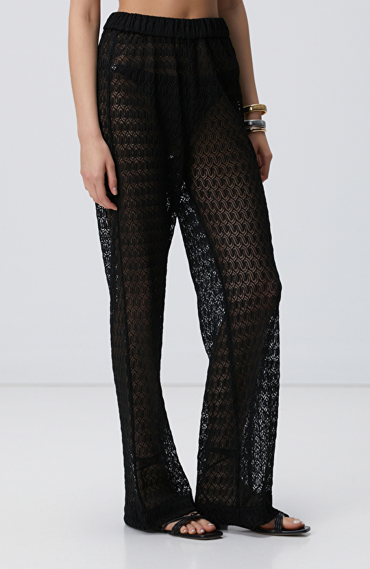 Siyah Plaj Pantolonu