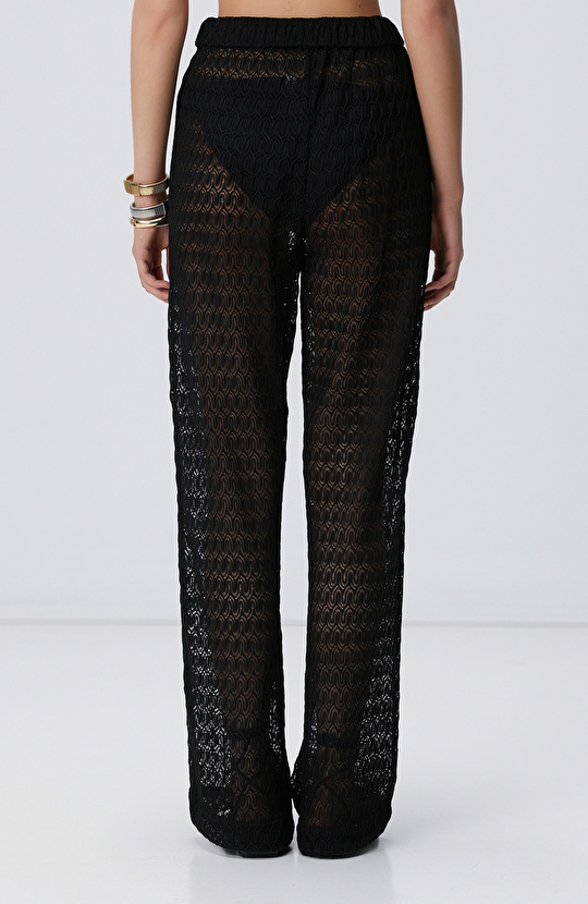 Siyah Plaj Pantolonu