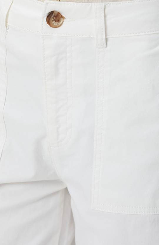 Kırık Beyaz Casual Pantolon