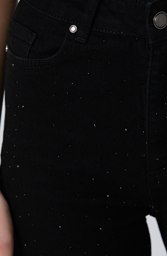 Siyah Denim Pantolon
