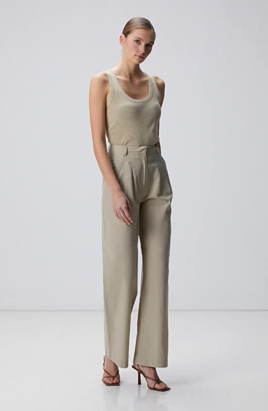 Açık Haki Pantolon Açık Haki Pantolon