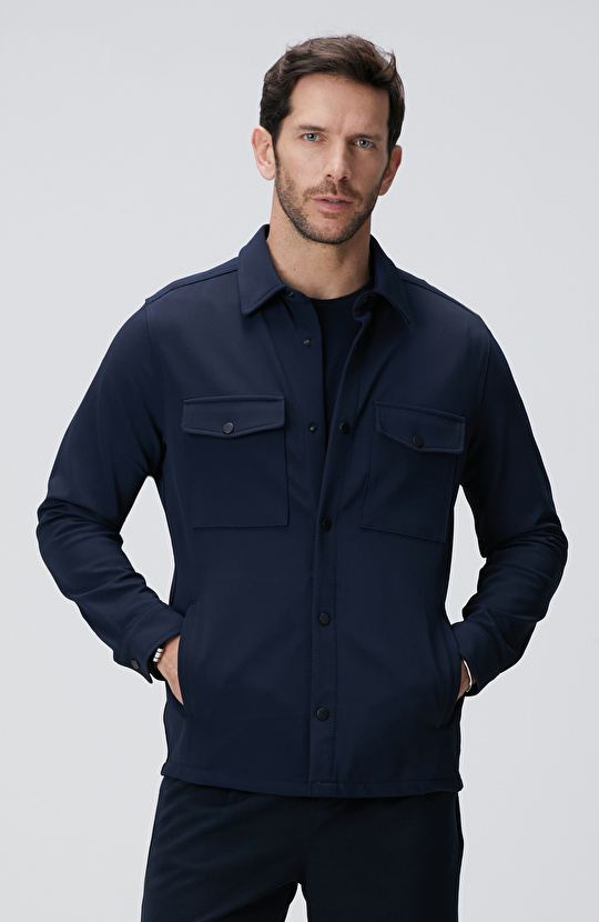 N-Tech Lacivert Dış Gömlek