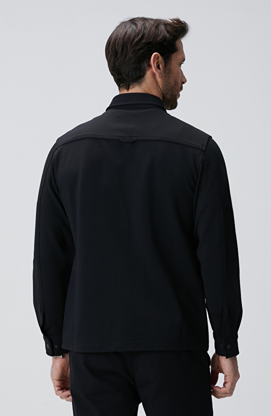 N-Tech Siyah Dış Gömlek