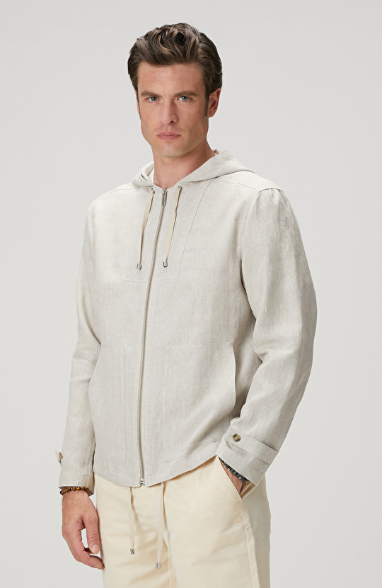 Naturel Keten Sweatshirt