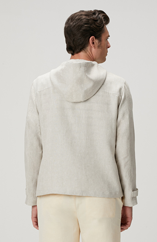 Naturel Keten Sweatshirt