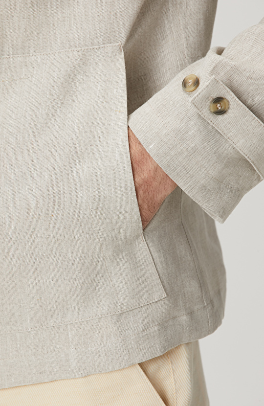 Naturel Keten Sweatshirt