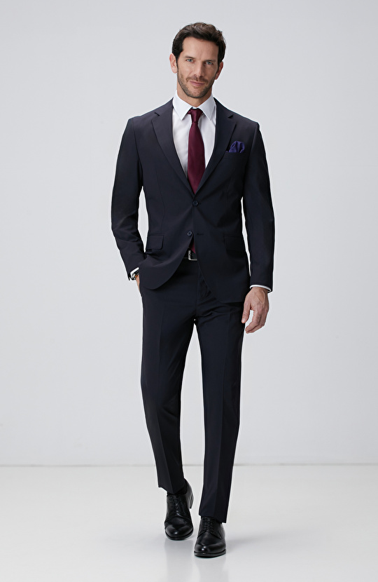 Lacivert Yün Takım Elbise