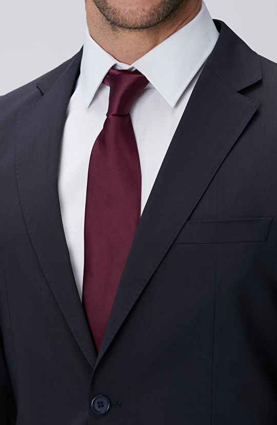 Lacivert Yün Takım Elbise