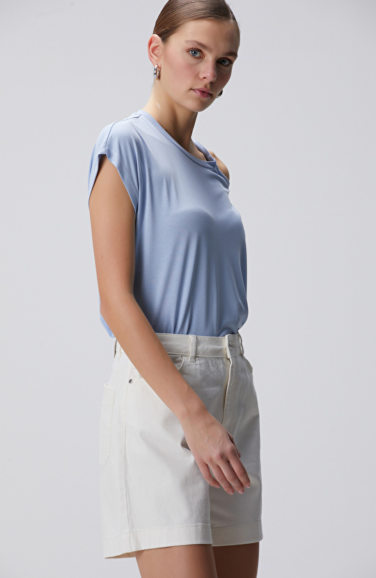 Açık Mavi T-shirt