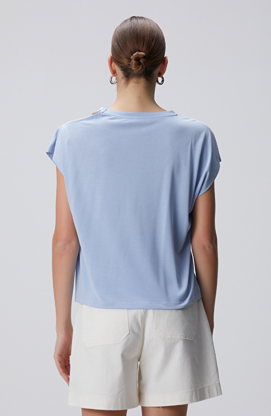 Açık Mavi T-shirt