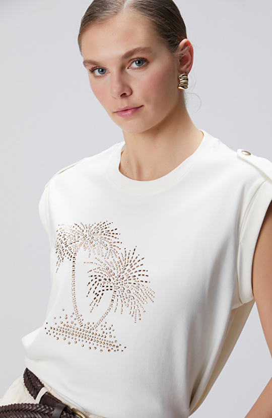 Limited Kırık Beyaz T-shirt