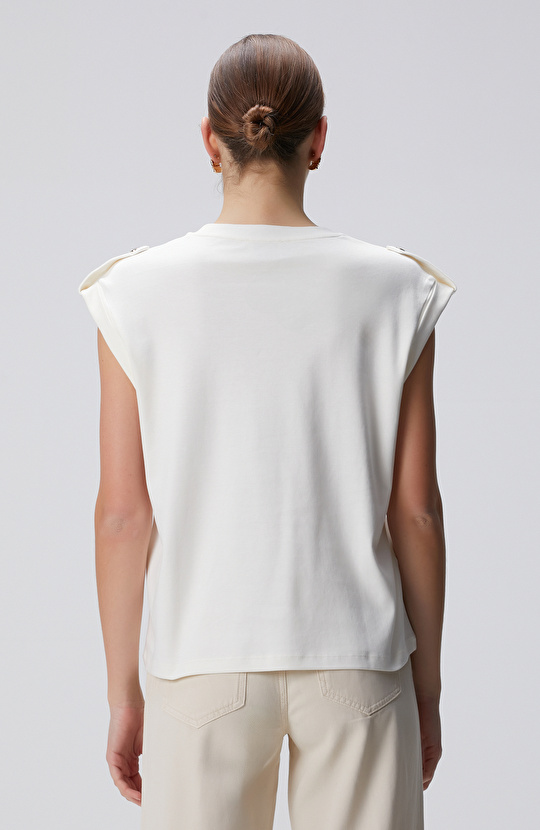 Limited Kırık Beyaz T-shirt