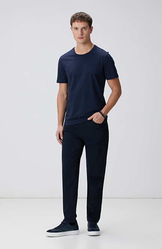 Lacivert Basic T-shirt