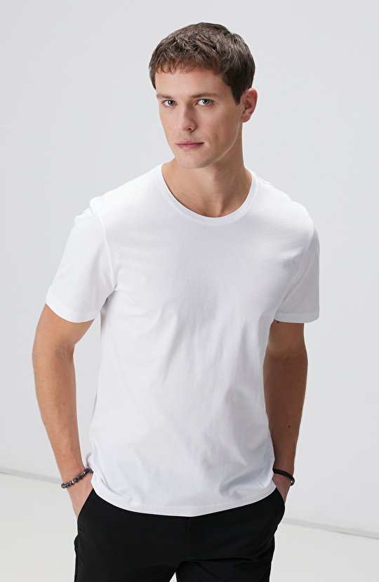 Beyaz Basic T-shirt