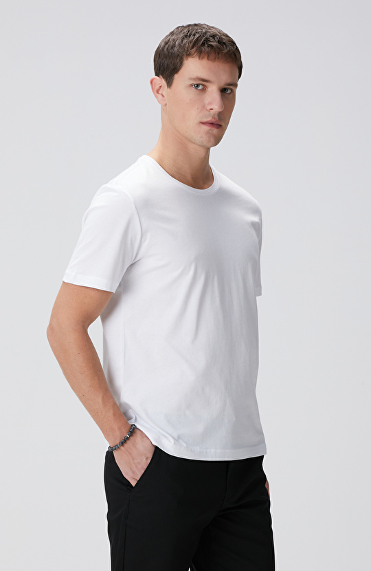 Beyaz Basic T-shirt