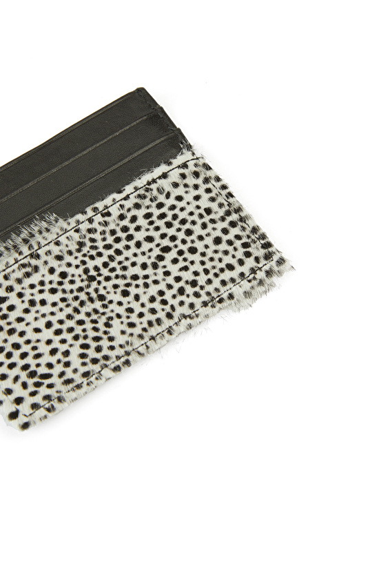 Siyah Kadın Deri Kartlık