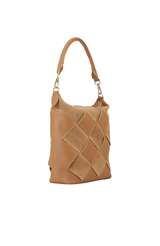 Camel Kadın Deri Çanta