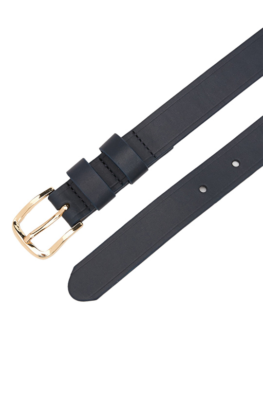 Lacivert Kadın Rugan Kemer